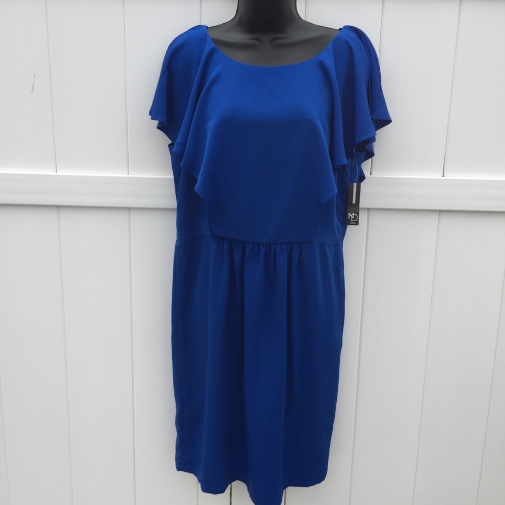 NWT, New Directions Royal Blue Dress. Size 12